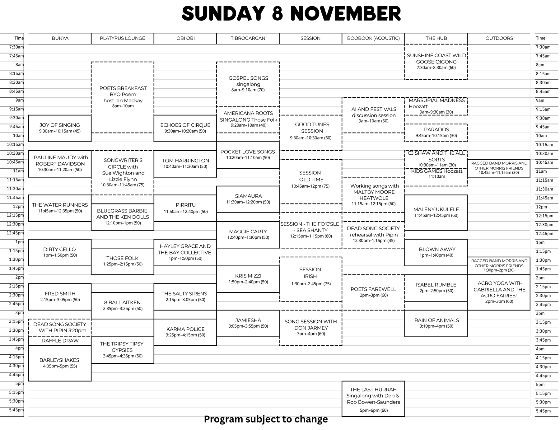 Sunday 2026 MMF 